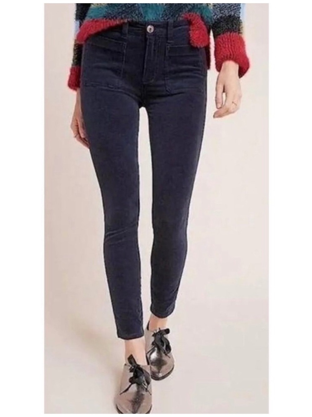 | NWT Anthropologie | Pilcro Front Pocket Skinny Corduroy Pants